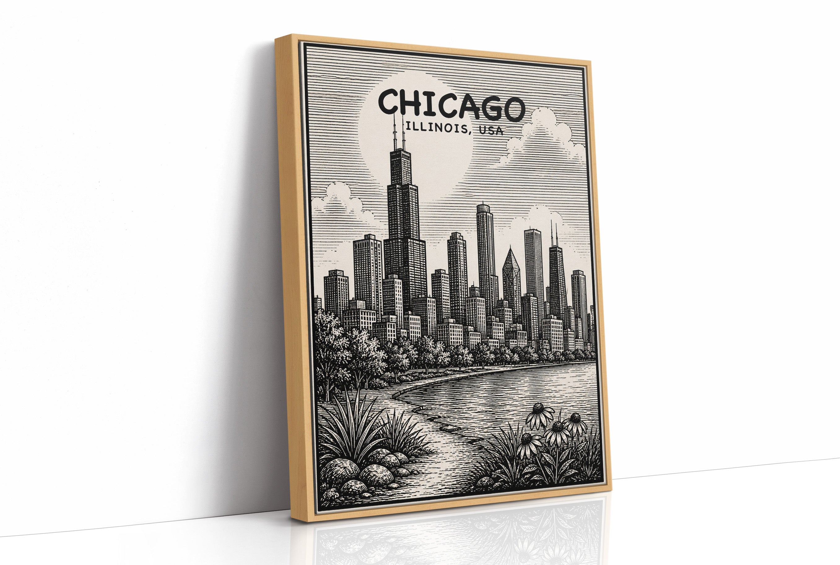 Chicago in Woodcut