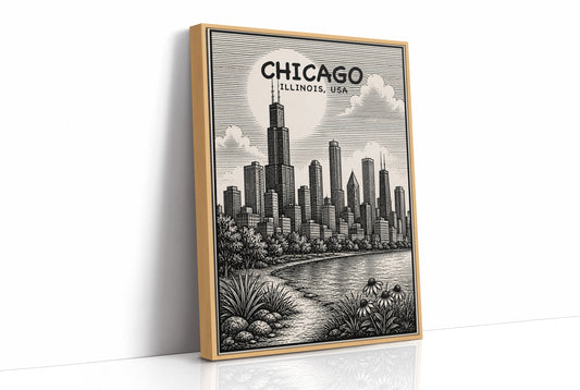Chicago in Woodcut