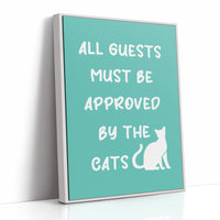 Entrance Requires Feline Approval