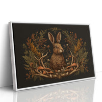 Autumn Hare Among Woodland Treasures