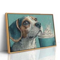 Beagle and the Whipped Cream Cup