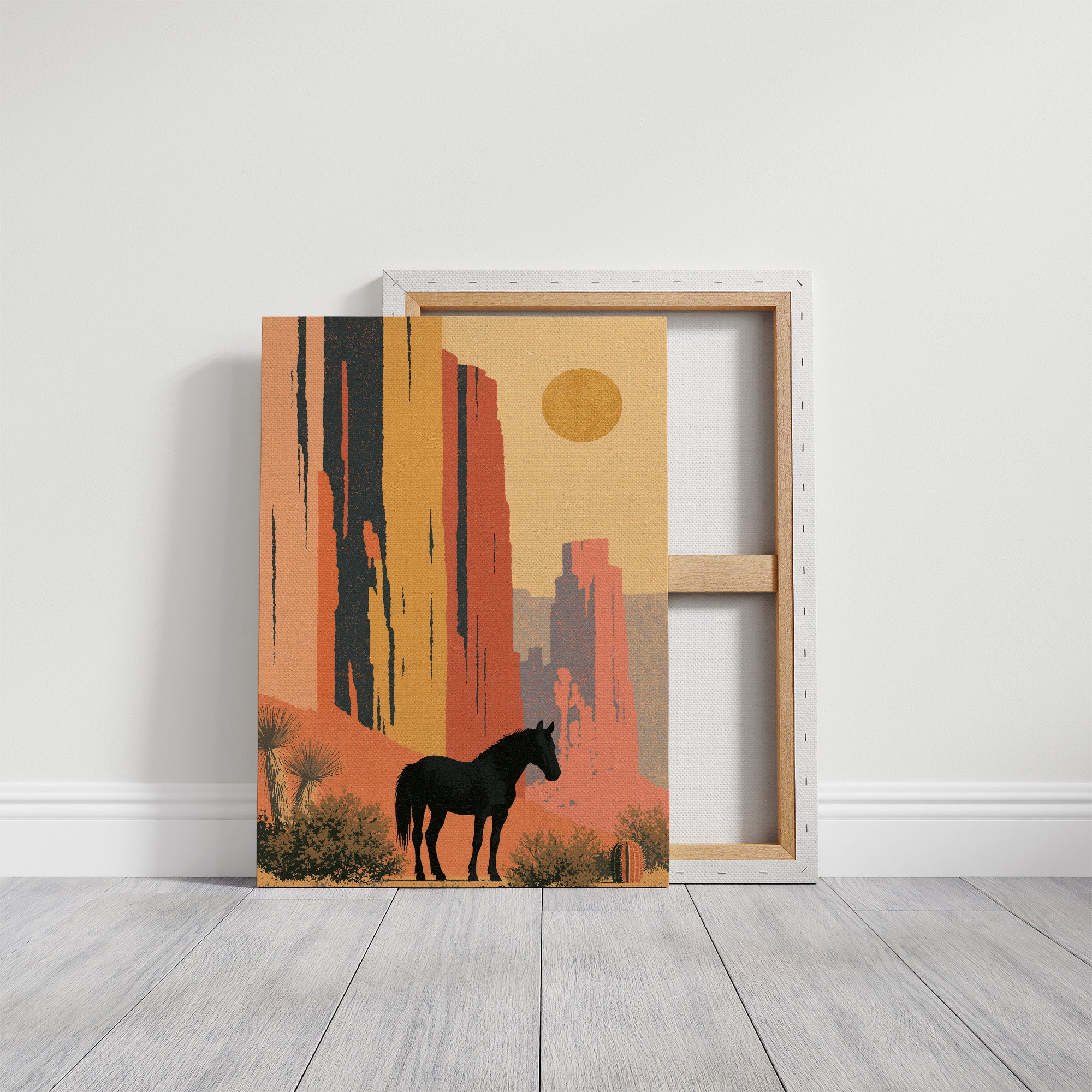 Lone Horse, Striped Mesa Standoff