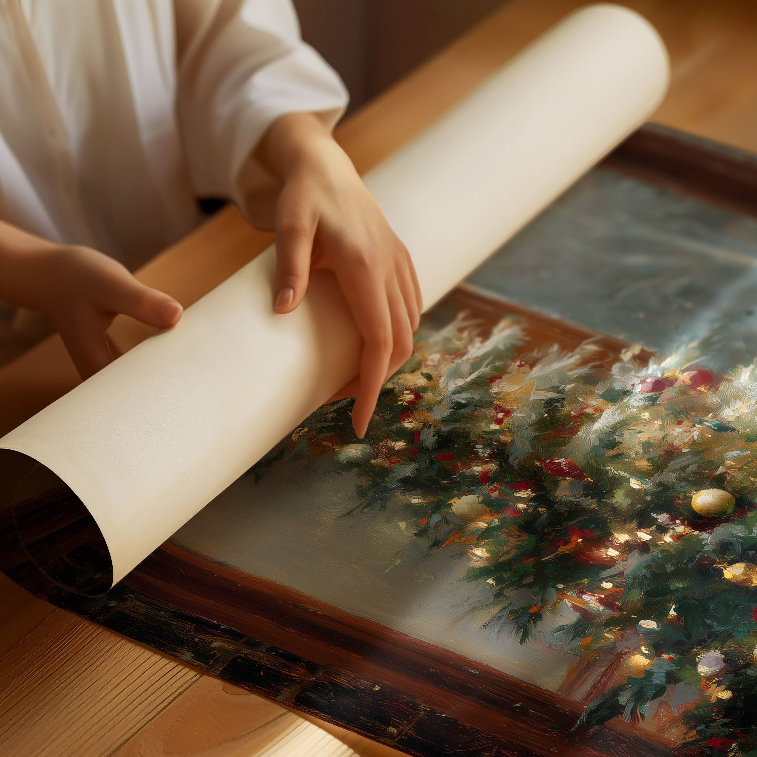 December Stories Through Window Light