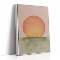 Birds Circle The Coral Dawn