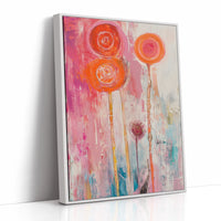 Coral Lollipops Dance Through Rain