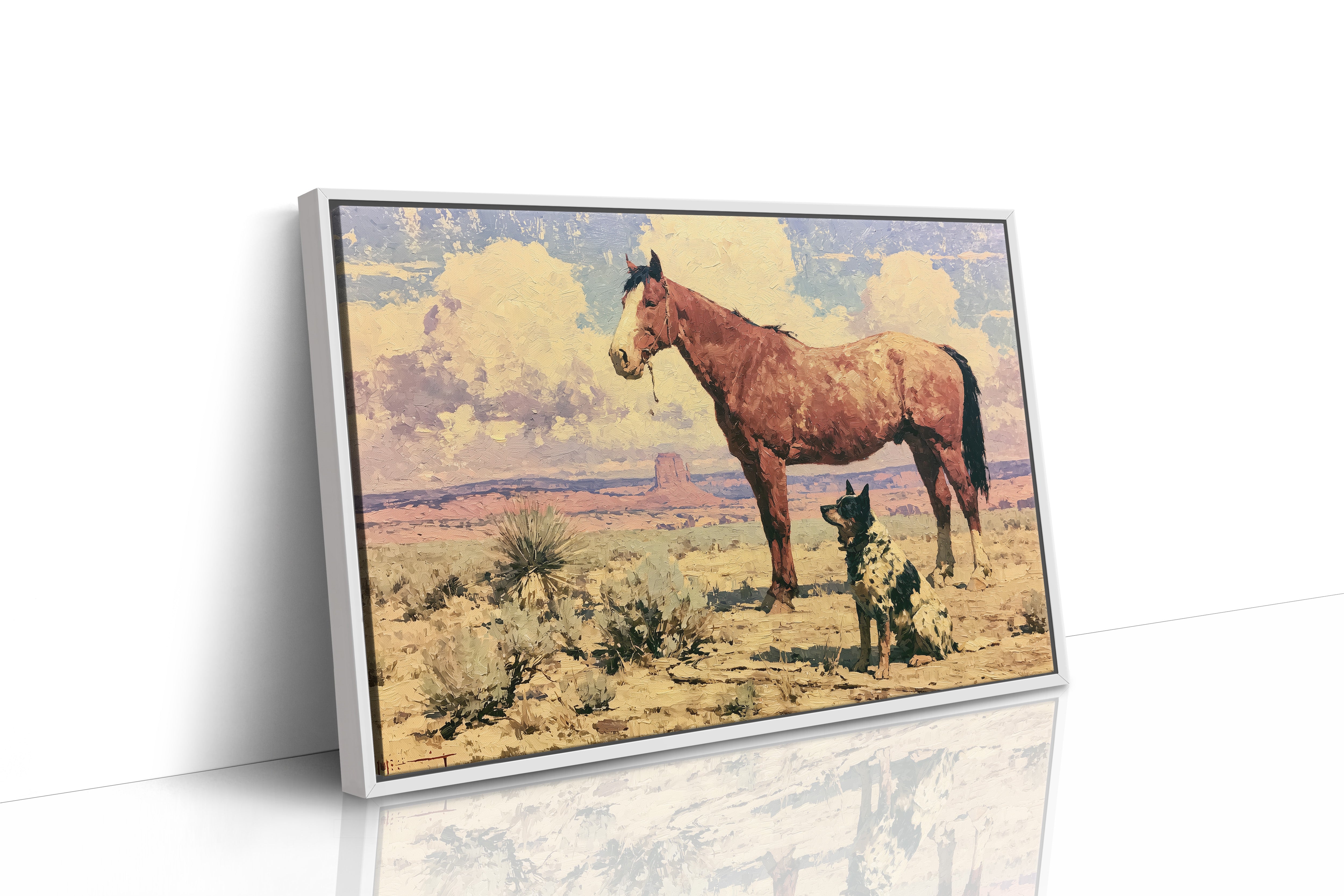Desert Companions, Horse and Cattle Dog