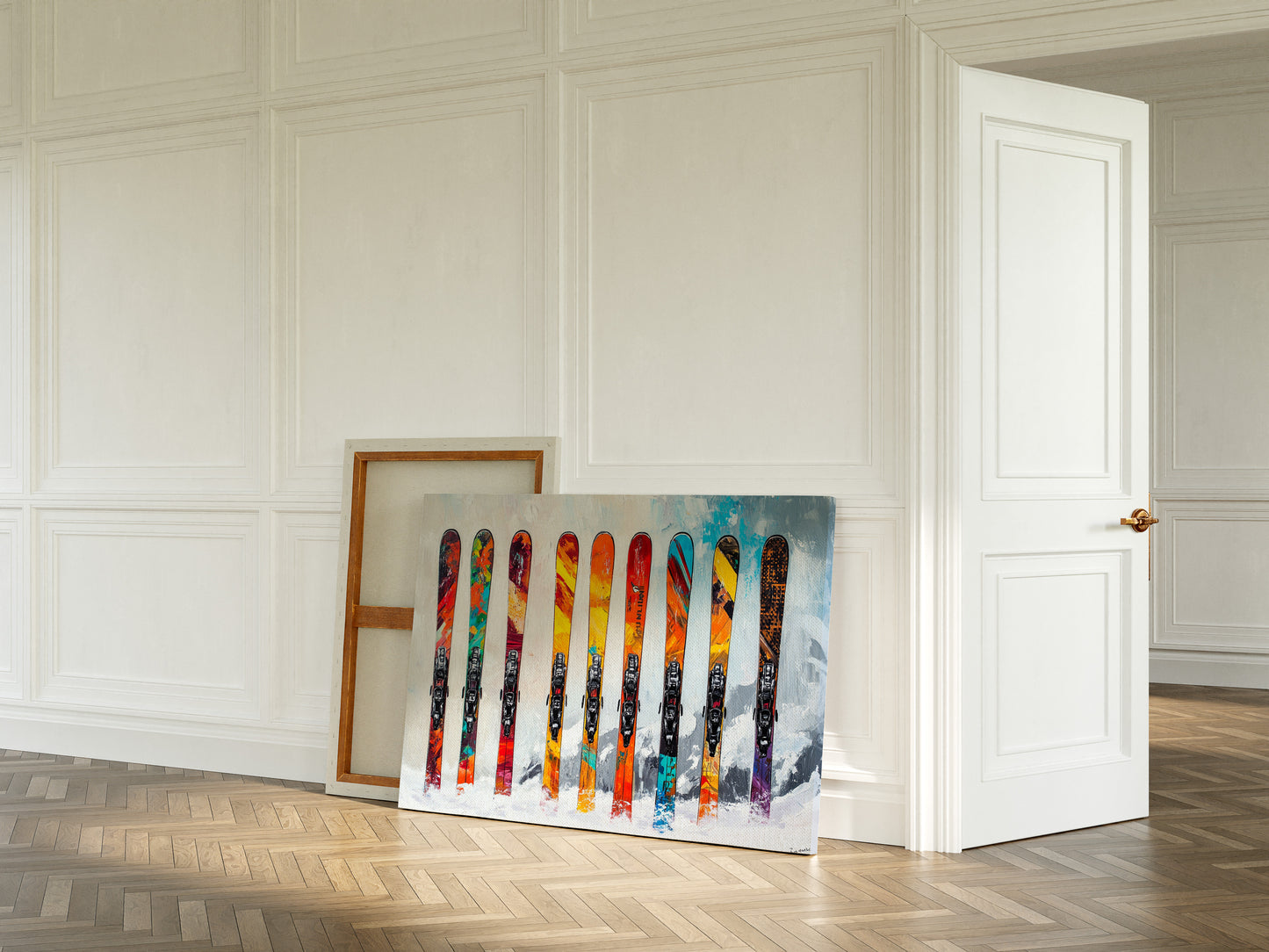 Mountain Colors Line Fresh Snow