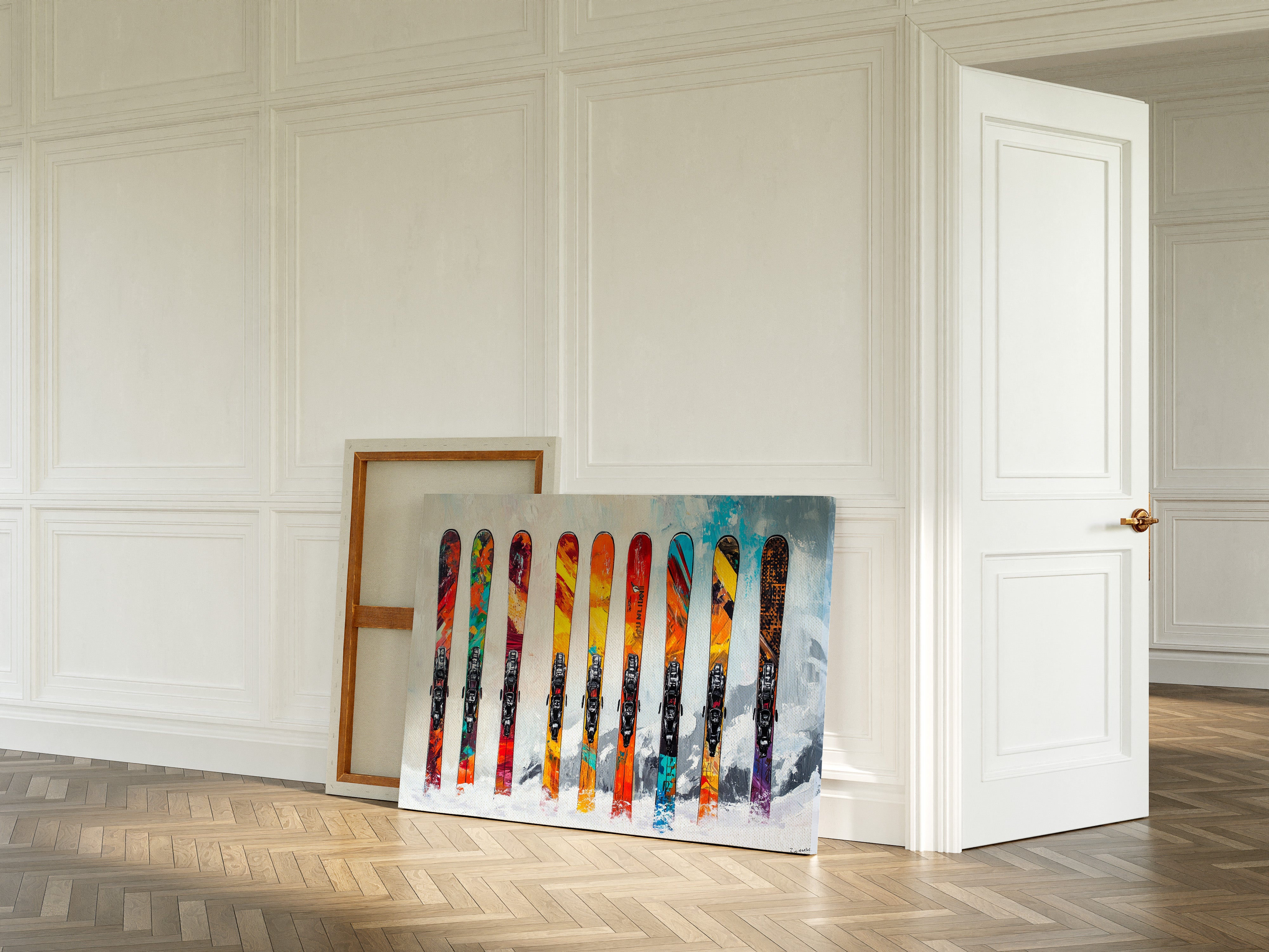 Mountain Colors Line Fresh Snow