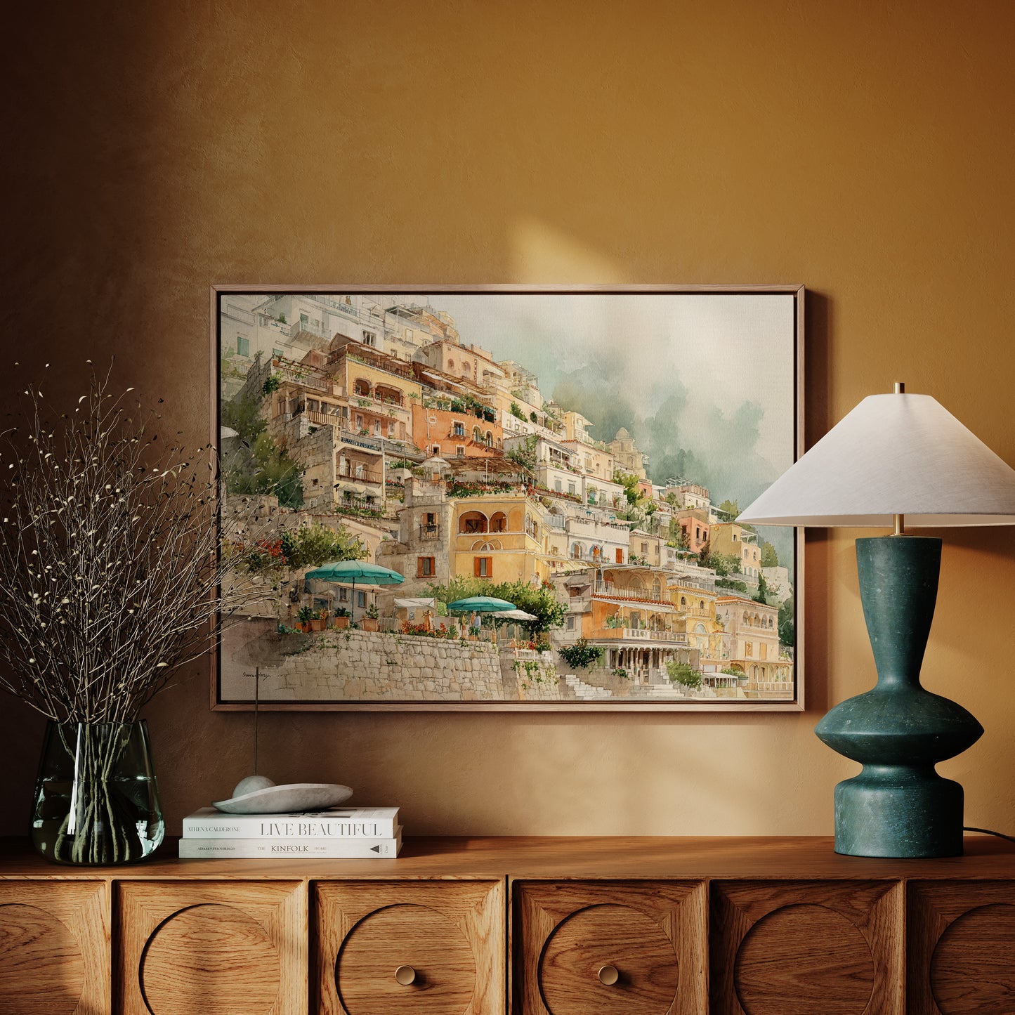 Sunlit Terraces Along Amalfi's Edge