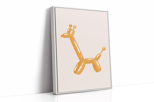 A Giraffe's Playful Journey