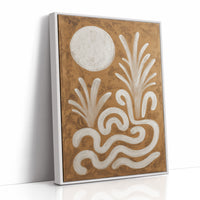 Moonlit Waves Dance In Sepia