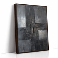 Concrete Poetry In Charcoal Light