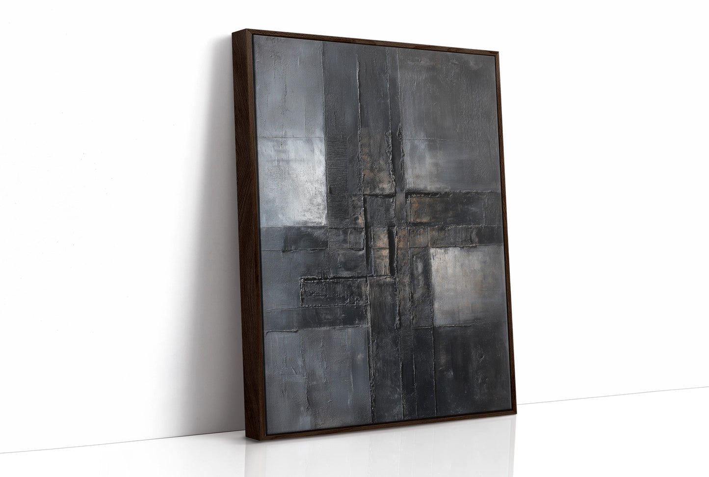 Concrete Poetry In Charcoal Light