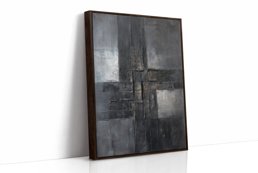 Concrete Poetry In Charcoal Light