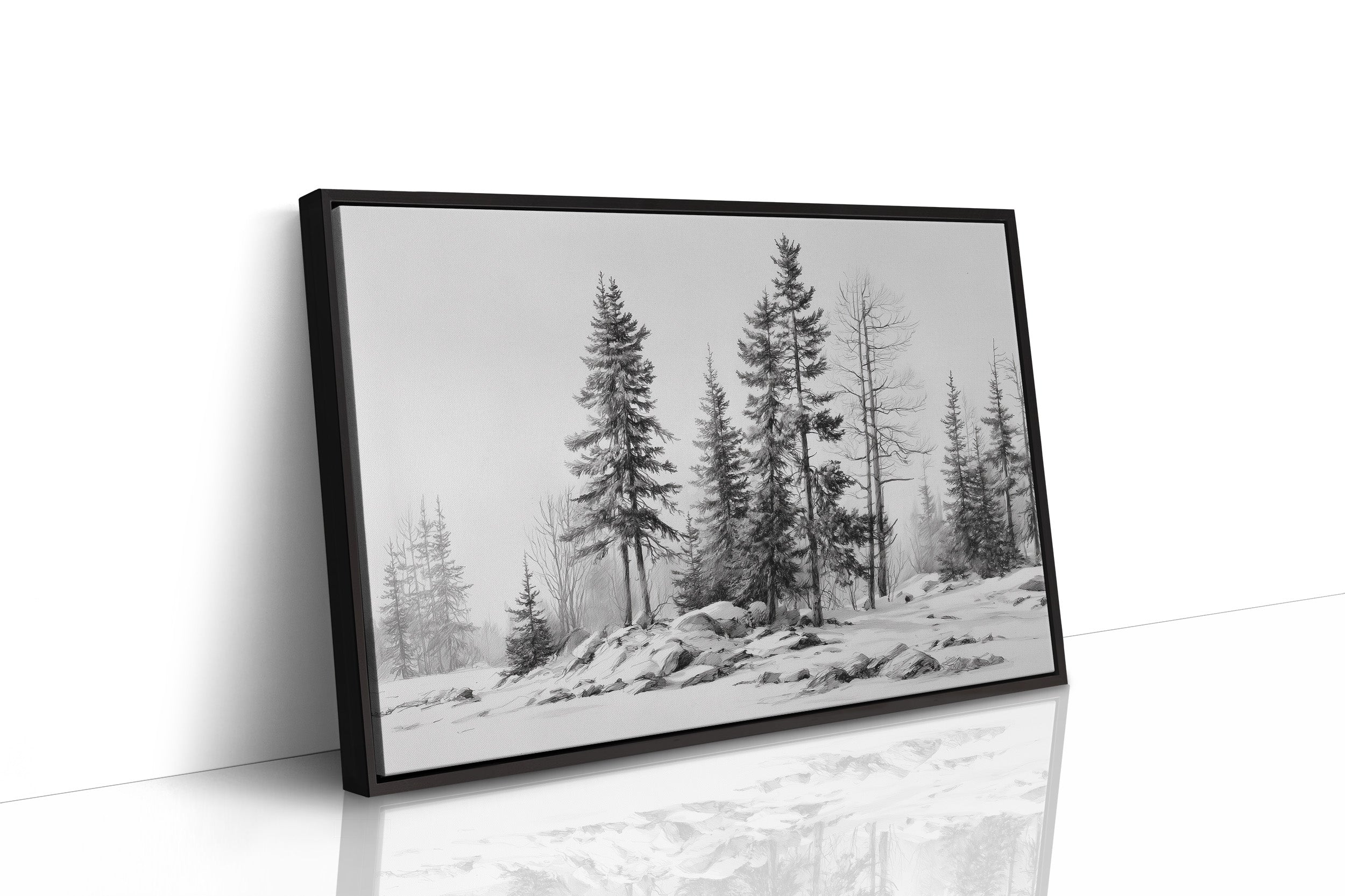 Winter Pines Stand Silent Watch