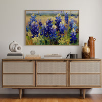 Bluebonnets Dance Under Prairie Light