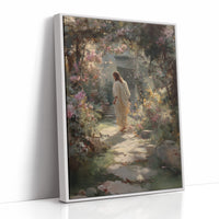 Ethereal Garden Beckons Through Morning Light