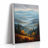 Autumn Peaks Paint The Morning Blue