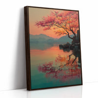 Coral Blossoms Meet Mountain Lake