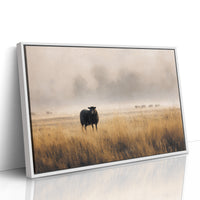 Lone Sheep Among Golden Fields