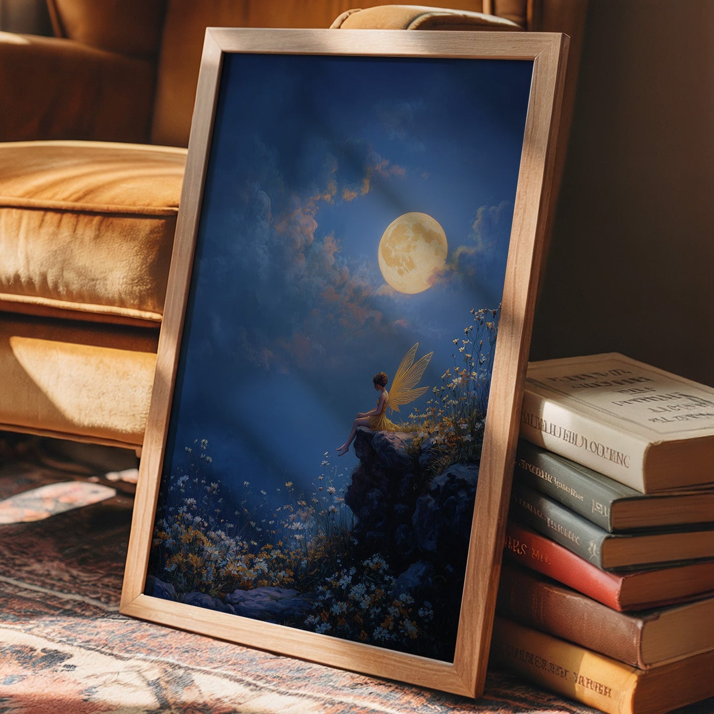 Moonlit Perch Beyond Mortal Shores
