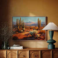 Copper Light Bathes Desert Giants