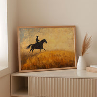 Cowboy in the Golden Haze