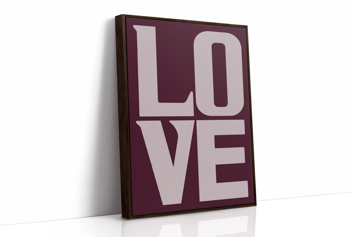 LOVE: Plum and Dusty Rose