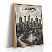 Atlanta in Woodcut