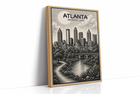 Atlanta in Woodcut