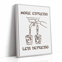 Coffee Wisdom Flows In Brown Lines