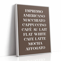 Barista Poetry In Chocolate Brown