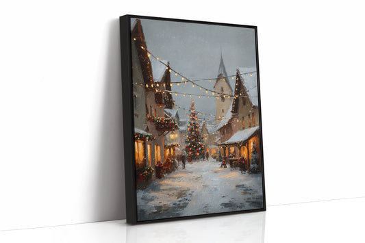Twinkling Lights and Frosted Streets