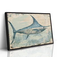 Marlin on Weathered Wood