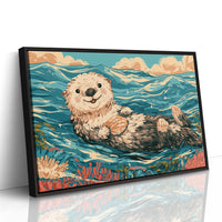 Floating Otter Shell Snack