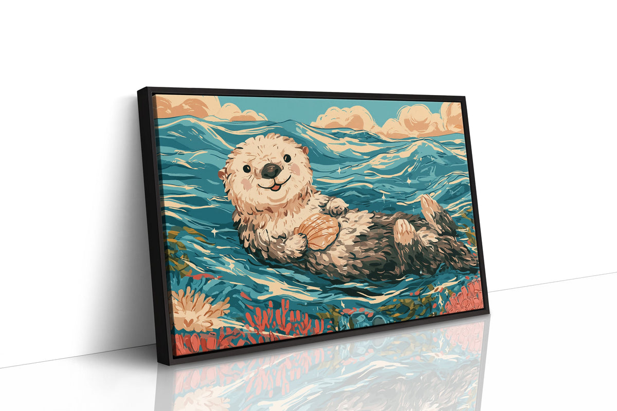 Floating Otter Shell Snack