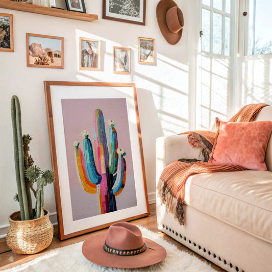 Rainbow Saguaro Tells Desert Tales