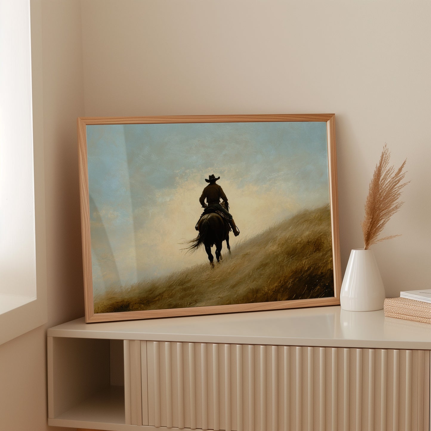 Rider Toward the Sky