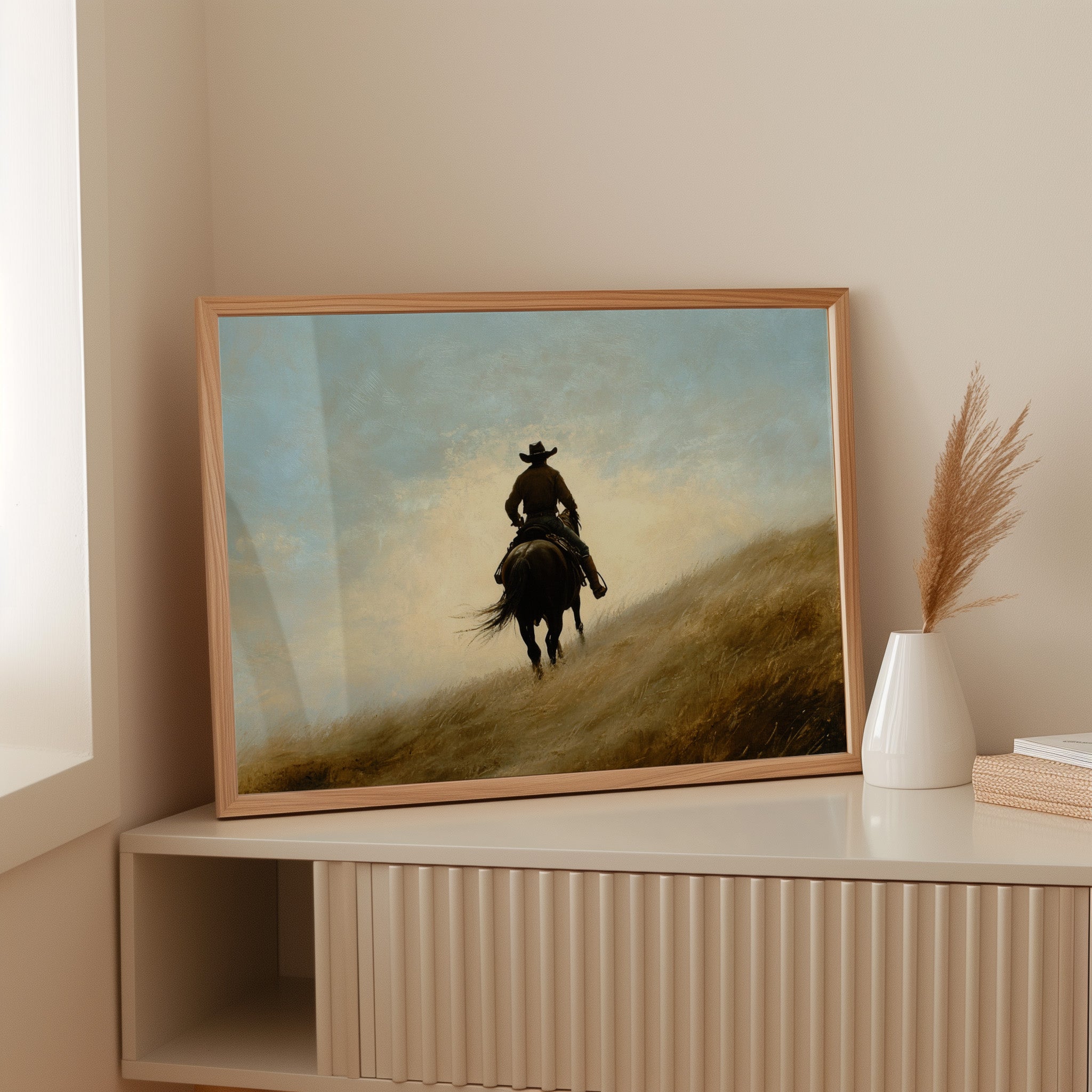 Rider Toward the Sky