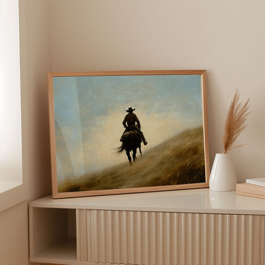 Rider Toward the Sky