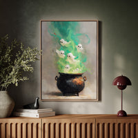 Spirits Dancing in Vibrant Mist