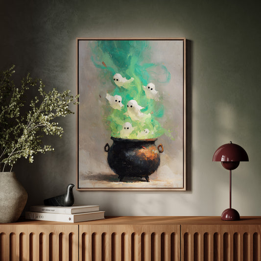 Spirits Dancing in Vibrant Mist