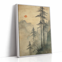 Tall Pines Meet Rising Sun