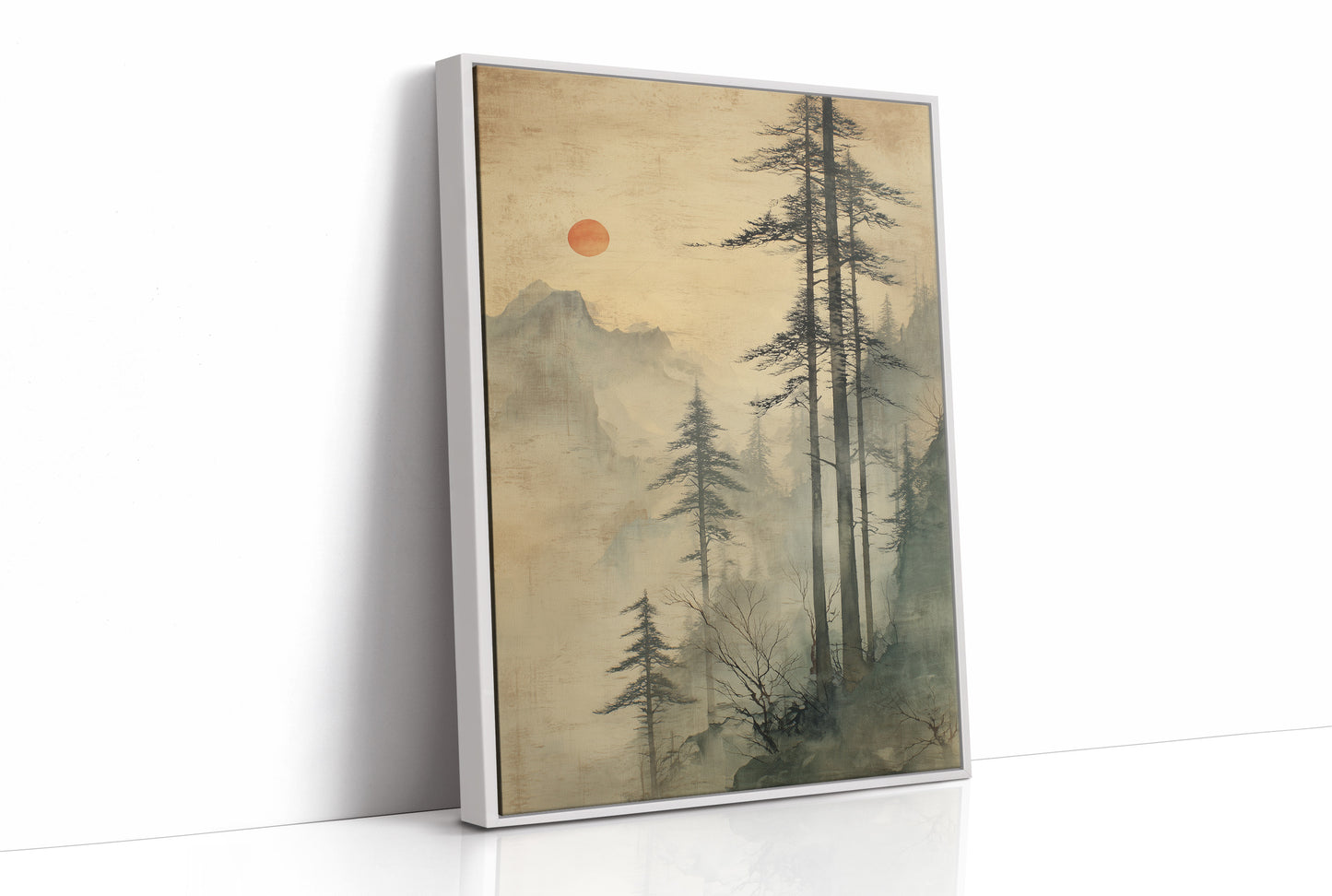 Tall Pines Meet Rising Sun