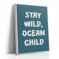 Ocean Letters Carved In Morning