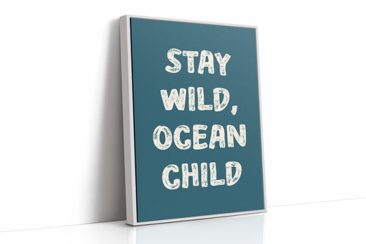Ocean Letters Carved In Morning