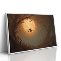 Autumn Flight Through Amber Light