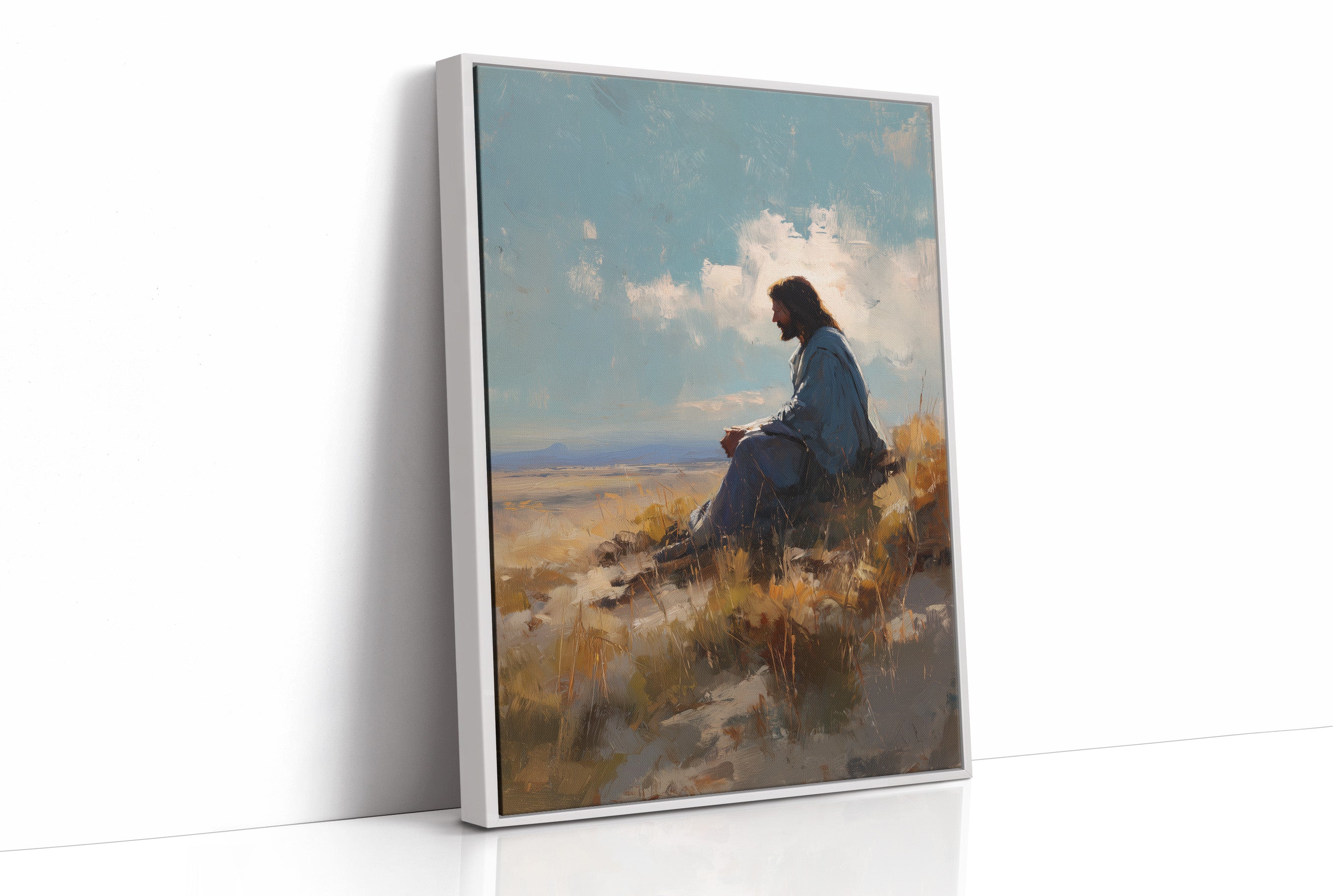 Solitude Whispers Across Desert Plains