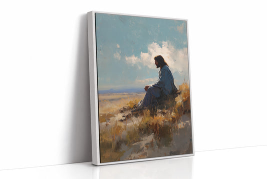 Solitude Whispers Across Desert Plains
