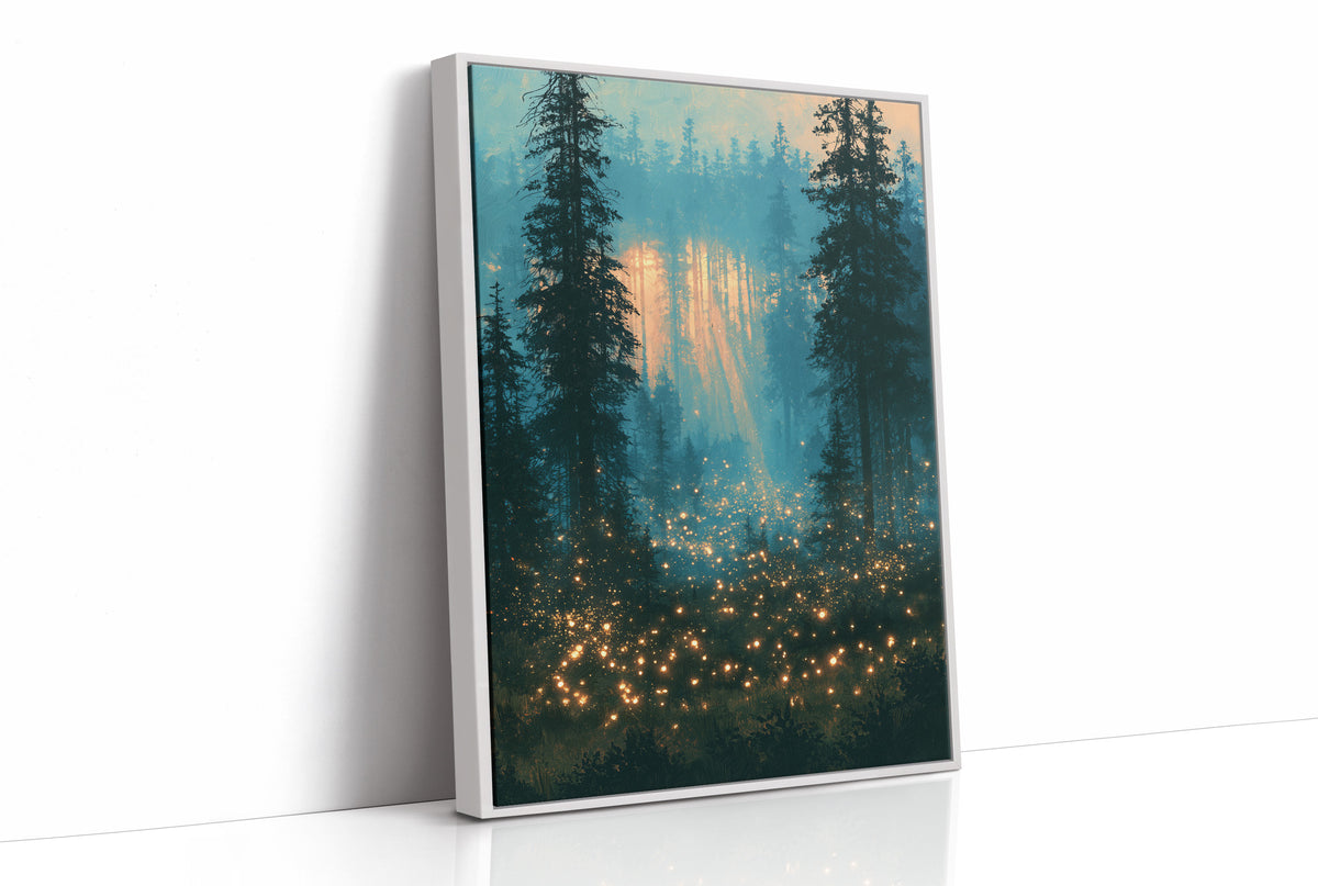 Whole Forest Floor Lit Up Like a Circuit Board